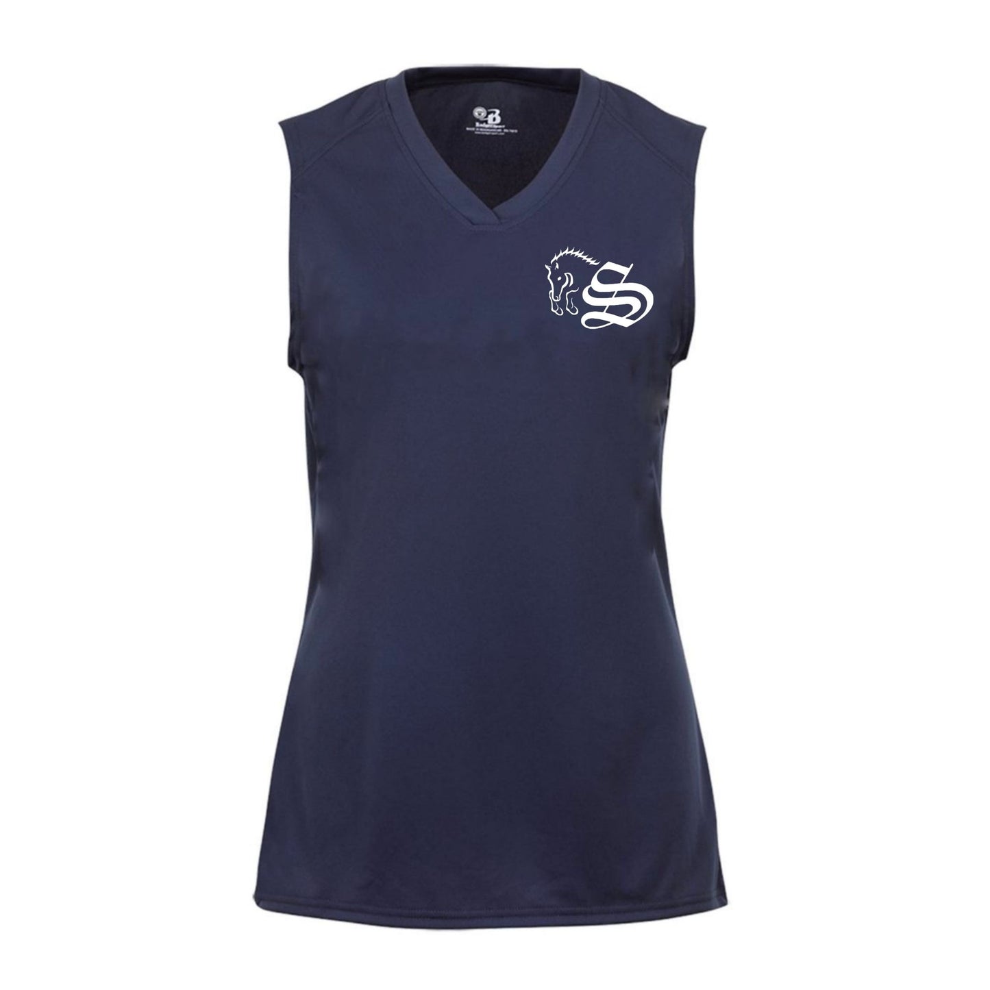 Girls Embroidered Sleeveless Shirt