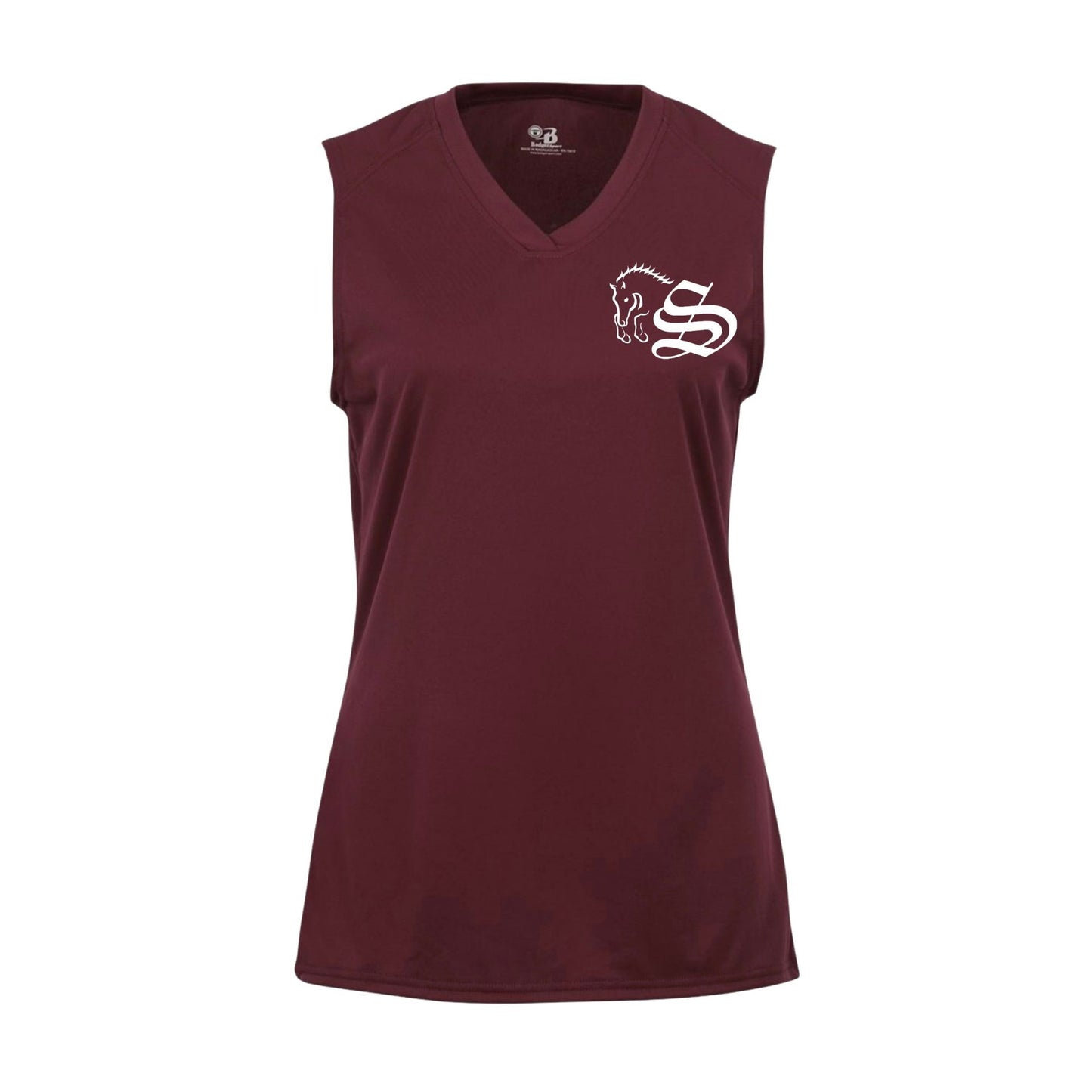 Girls Embroidered Sleeveless Shirt