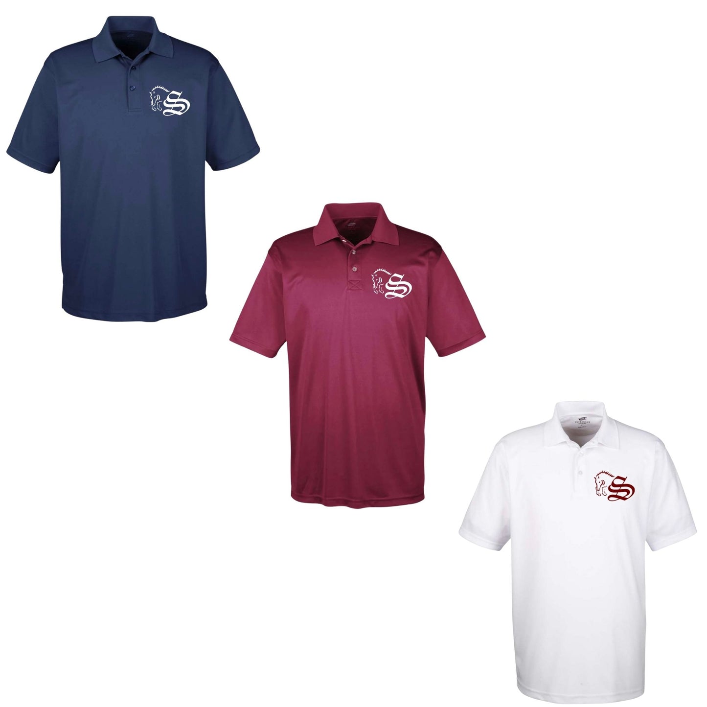 Men's Embroidered Cool & Dry Mesh Pique' Polo