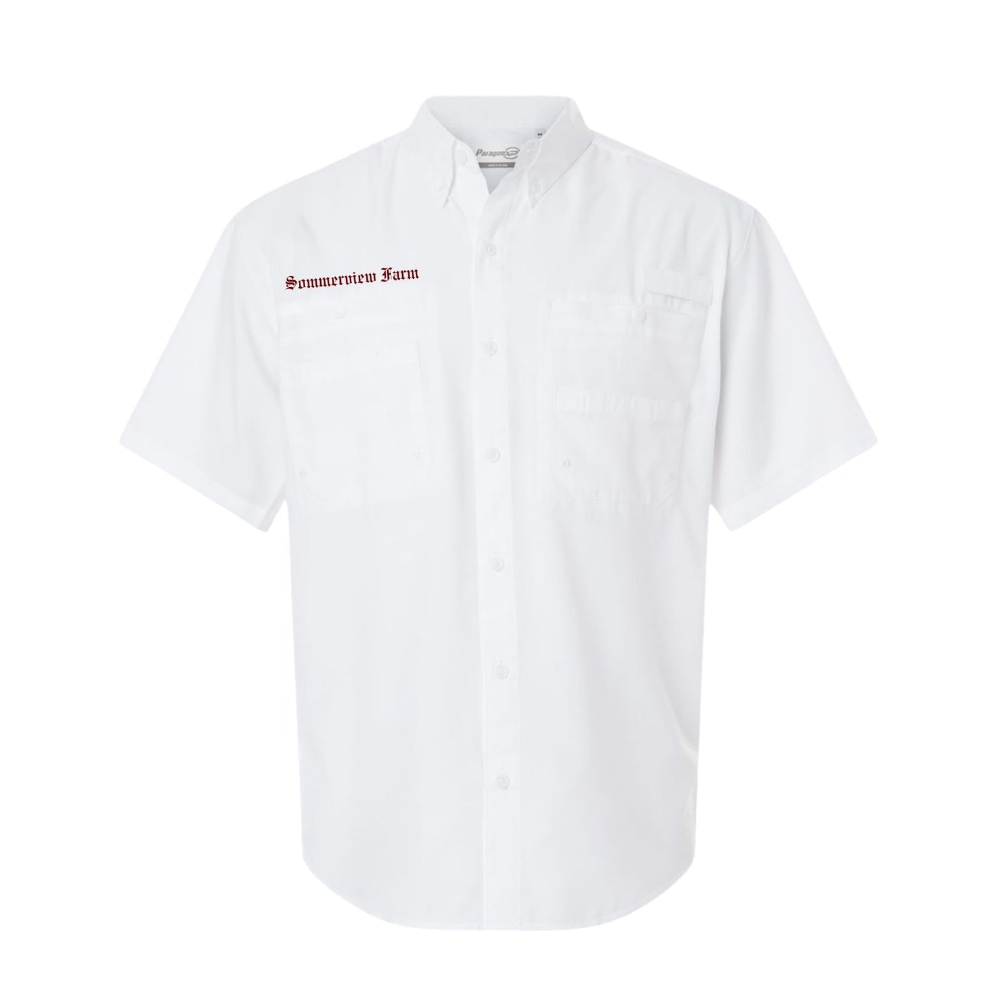 Men's Embroidered Fishing Shirt