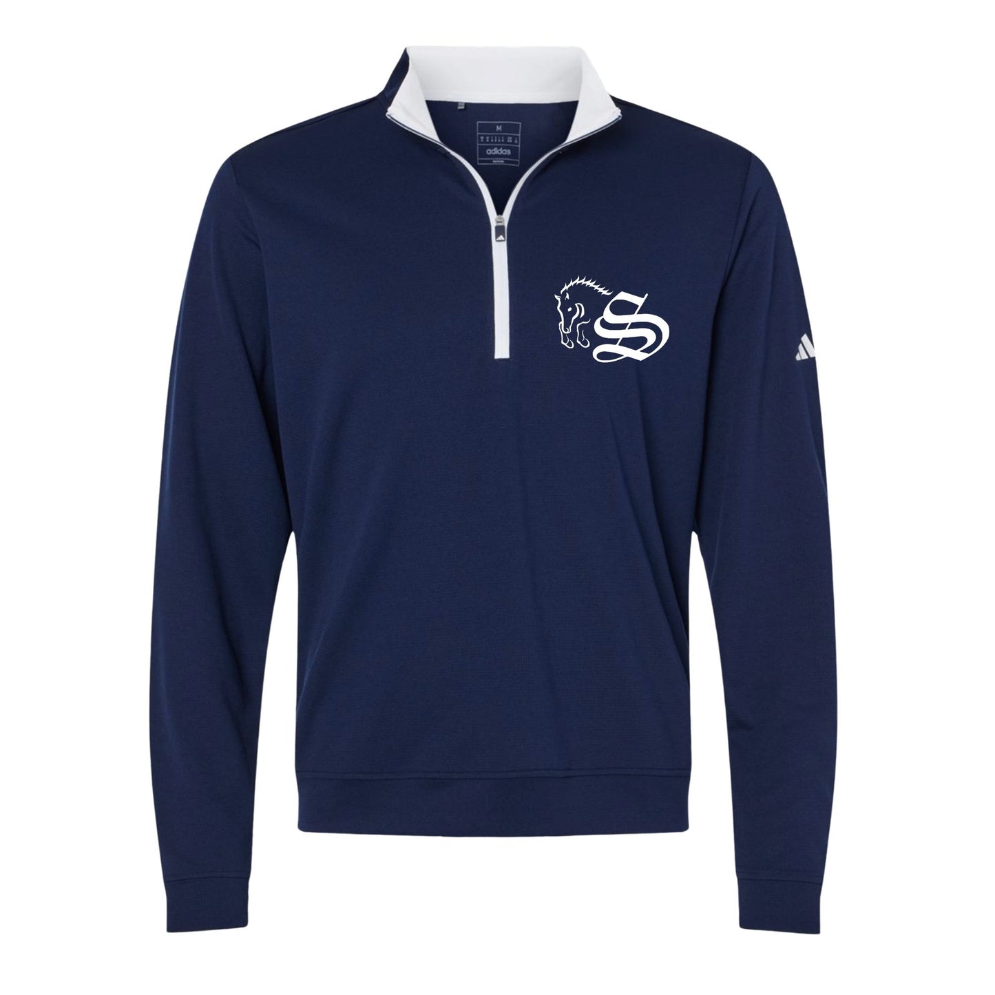 Men's Embroidered Adidas Quarter-Zip