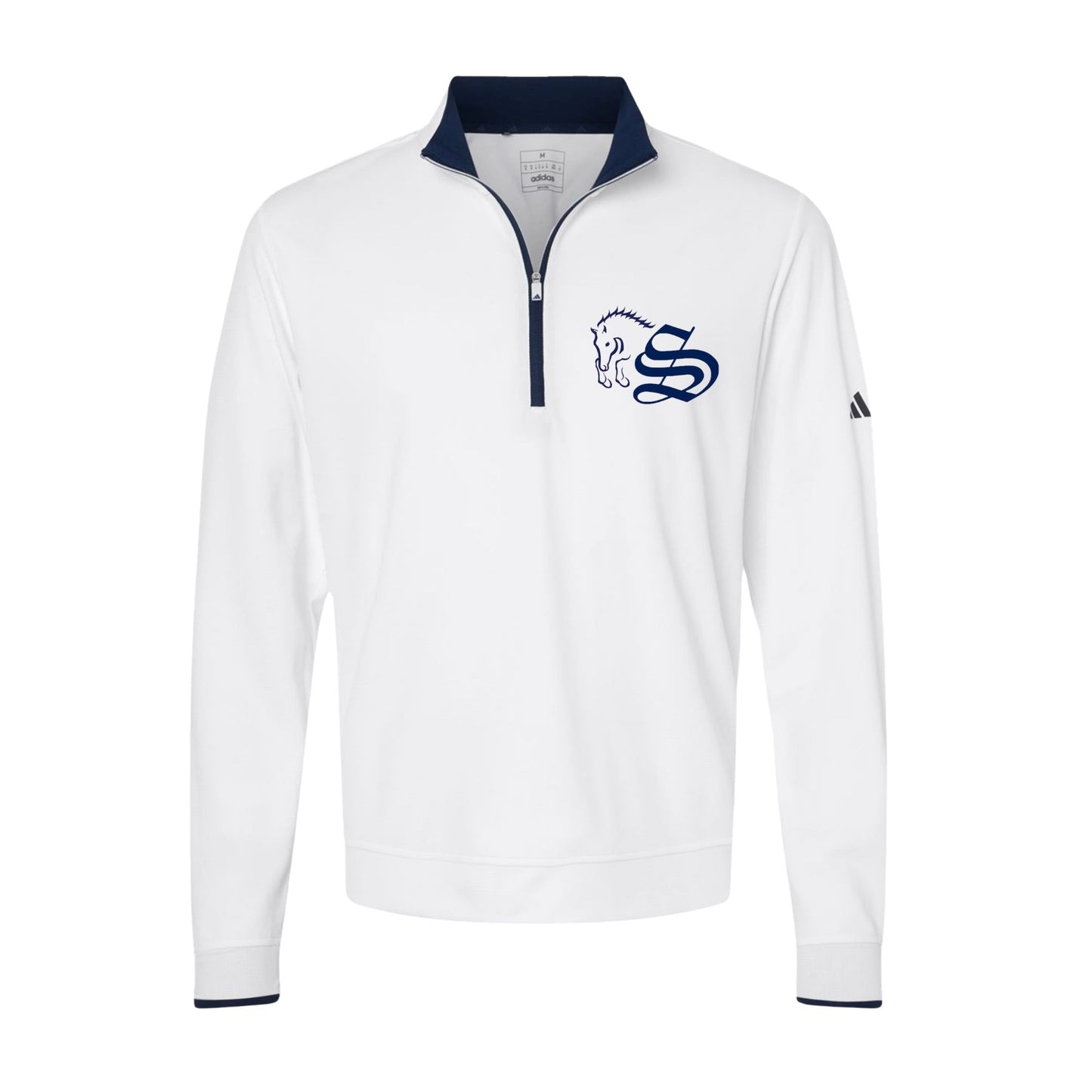 Men's Embroidered Adidas Quarter-Zip