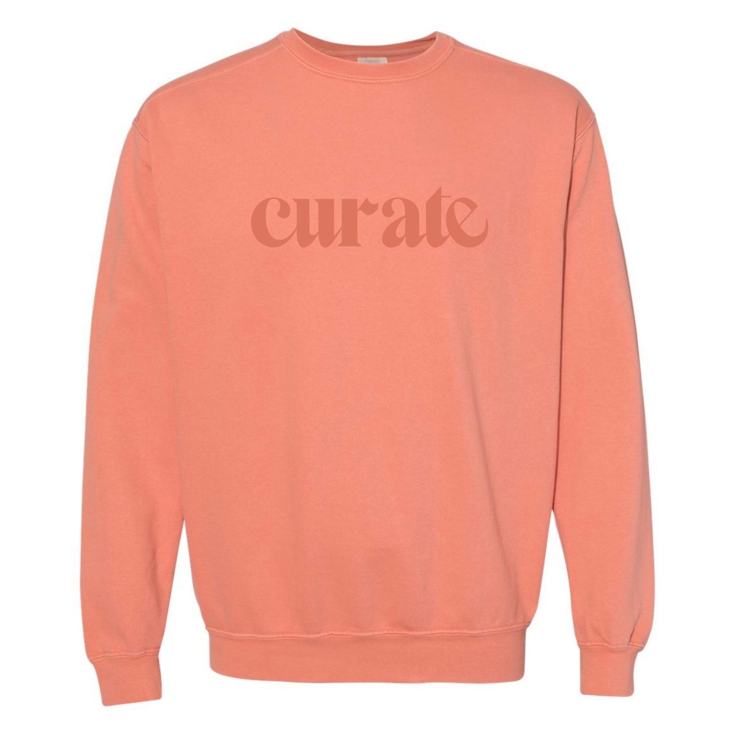Curate Embroidered Branded Sweatshirt-PREORDER-items will be available for pick up at the conference in the merch area.