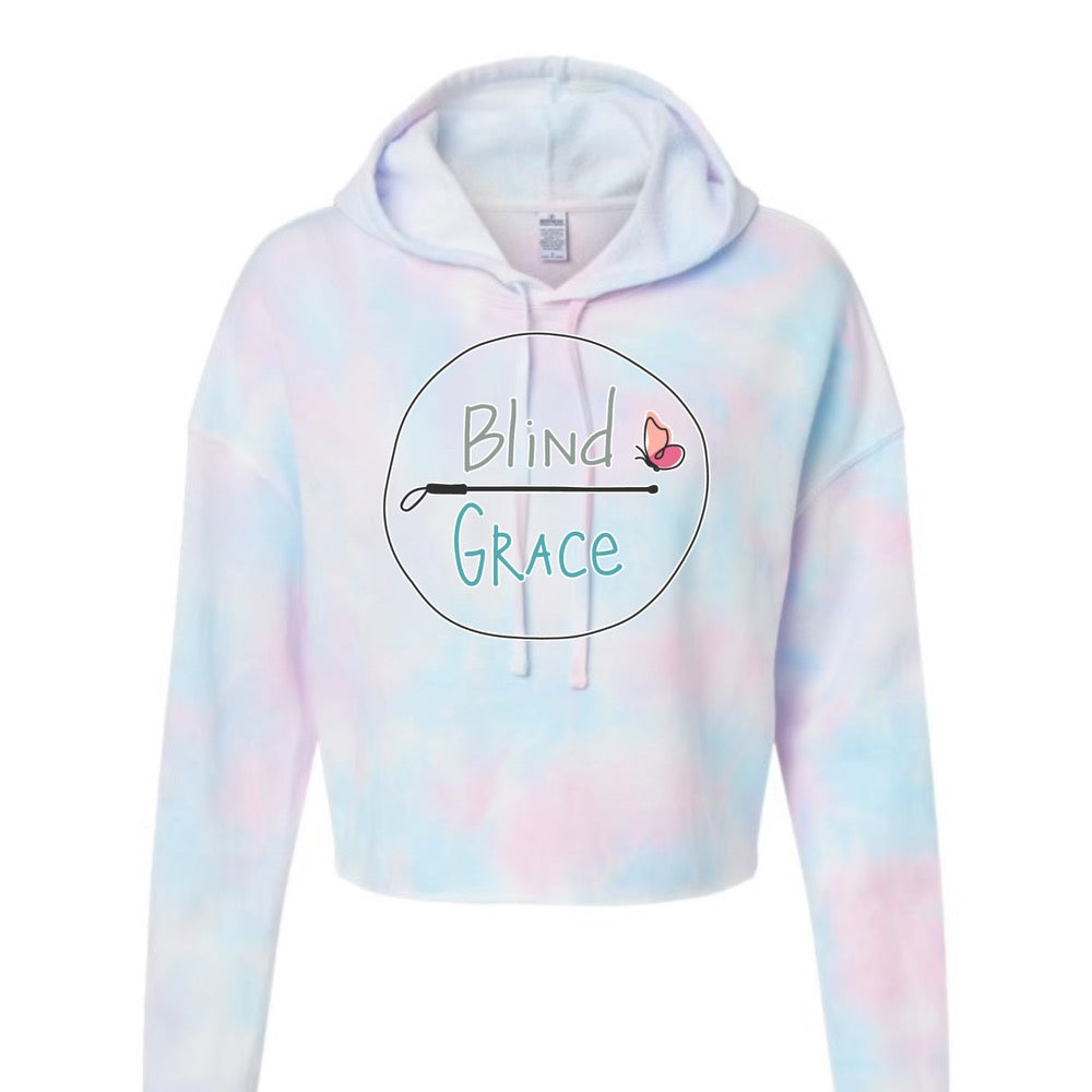 Blind Grace Cropped Hoodie