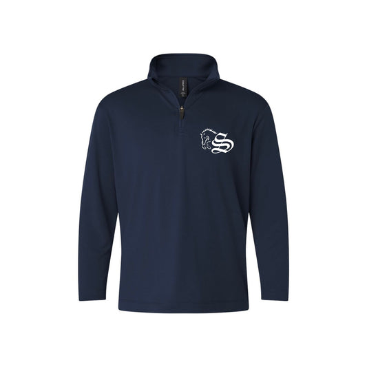 Youth Embroidered Performance Quarter-Zip