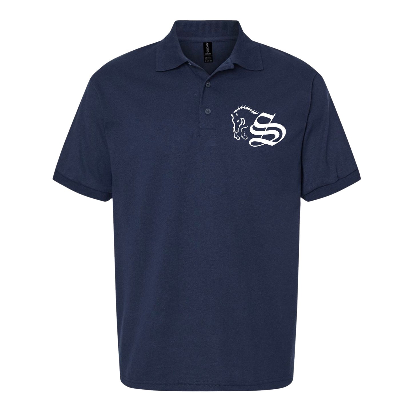 Men's Embroidered Jersey Polo