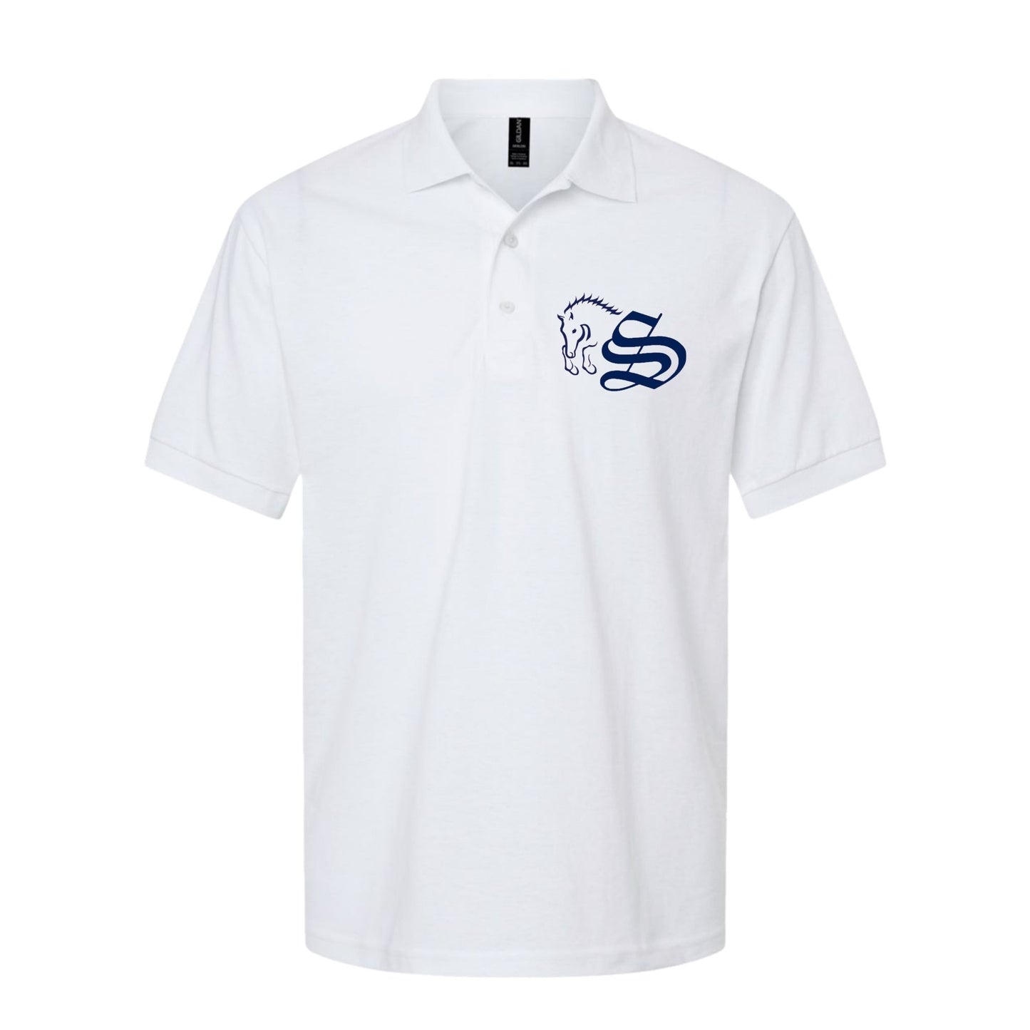 Men's Embroidered Jersey Polo