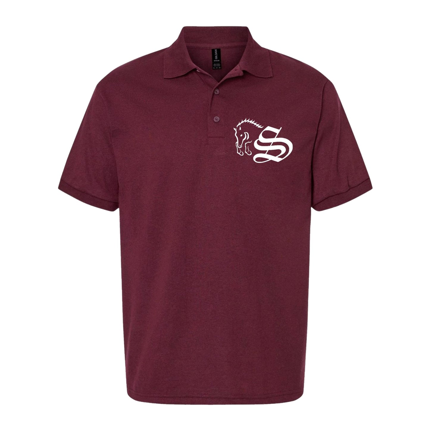 Men's Embroidered Jersey Polo