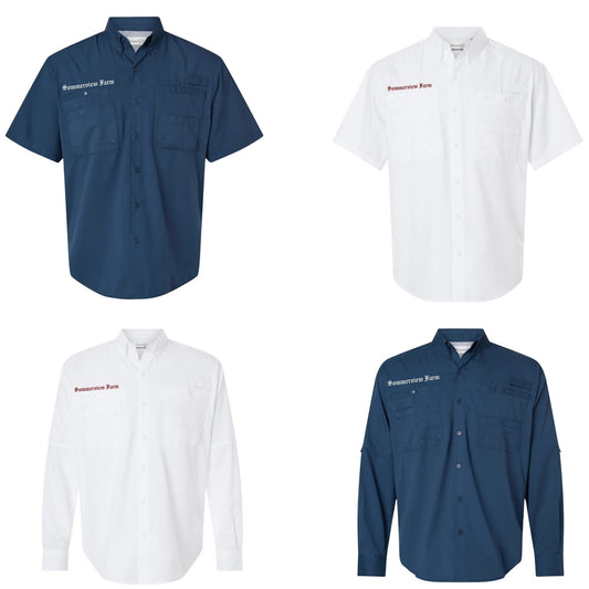 Men's Embroidered Fishing Shirt
