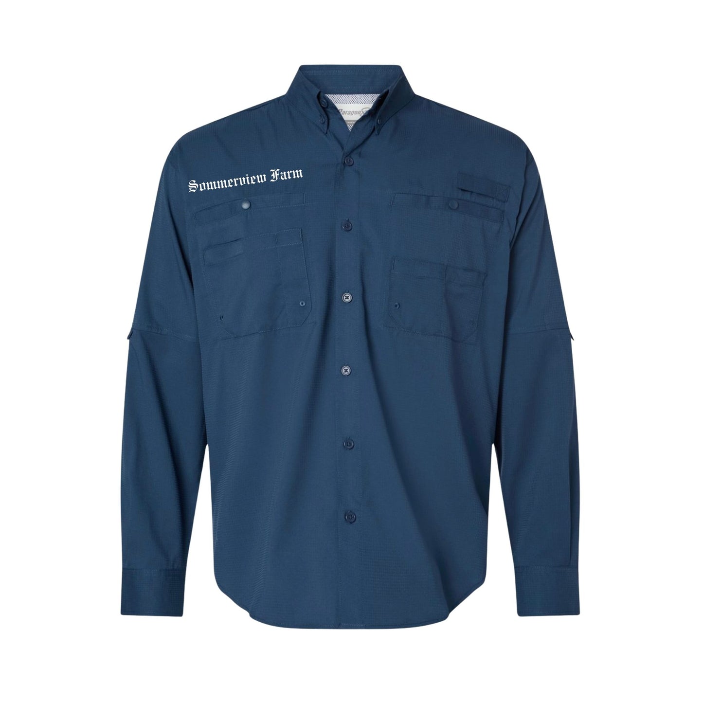 Men's Embroidered Fishing Shirt