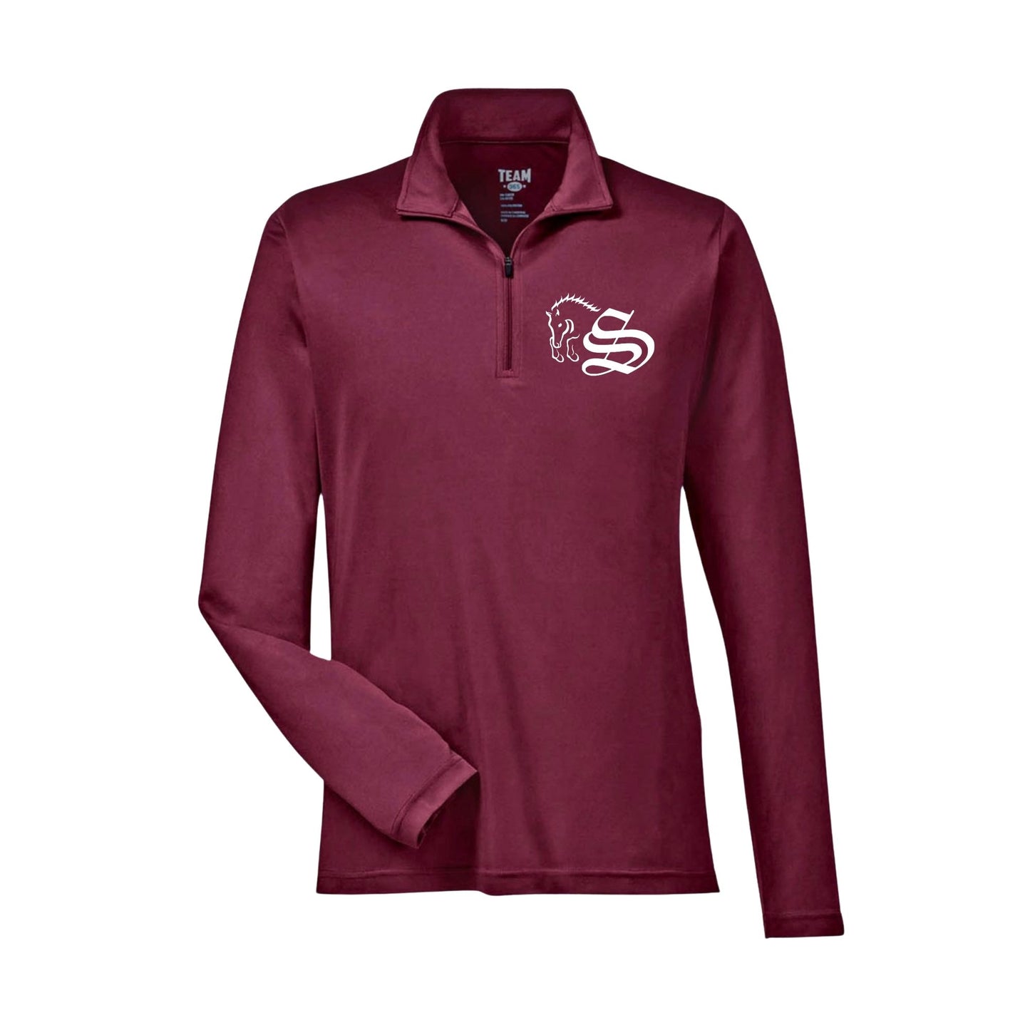 Men's Embroidered Performance Quarter-Zip