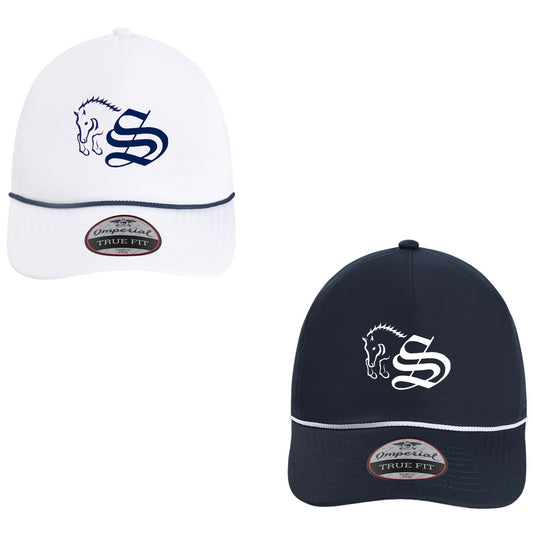 Embroidered Snapback Rope Hat