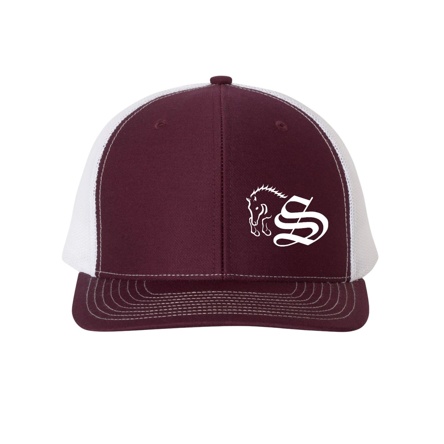 Embroidered Snapback Trucker Hat
