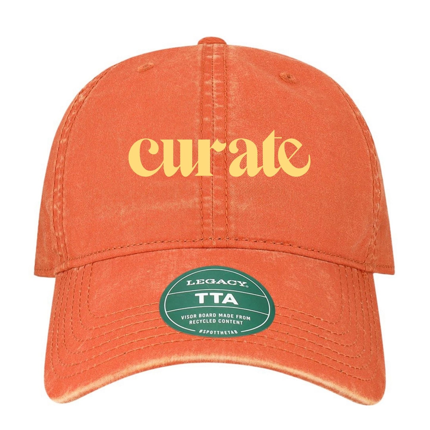 Curate Original Branded Hat (embroidered)-PREORDER-items will be available for pick up at the conference in the merch area.