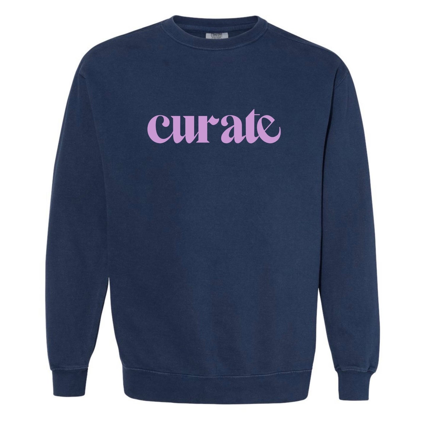 Curate Embroidered Branded Sweatshirt-PREORDER-items will be available for pick up at the conference in the merch area.