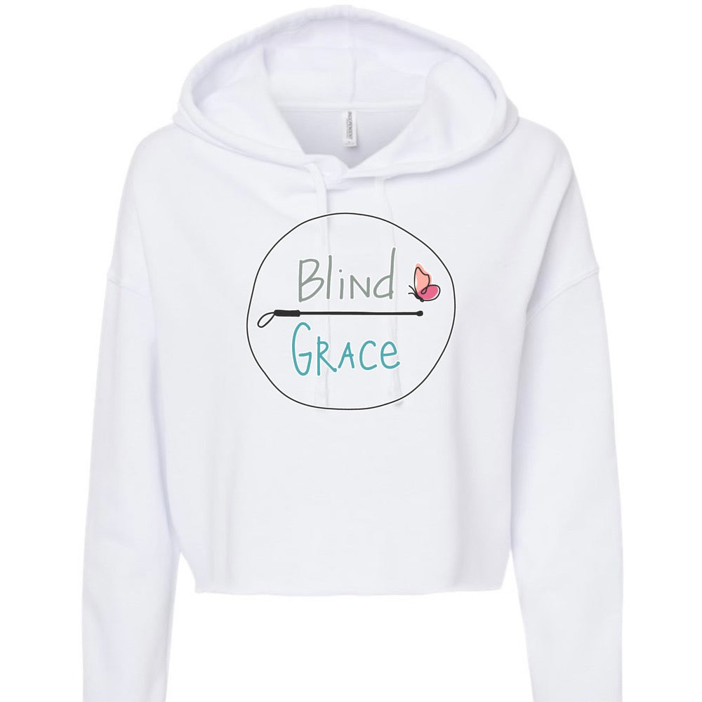 Blind Grace Cropped Hoodie
