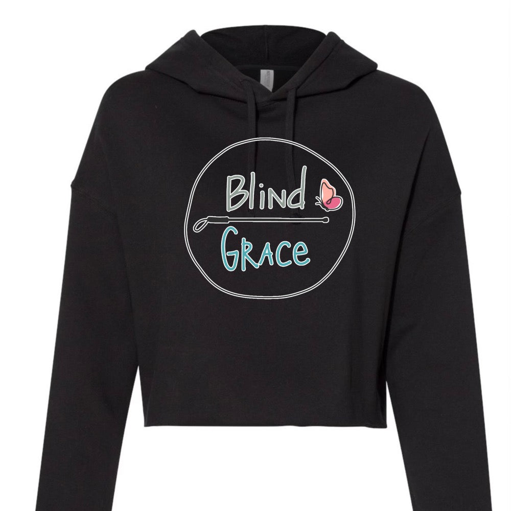 Blind Grace Cropped Hoodie