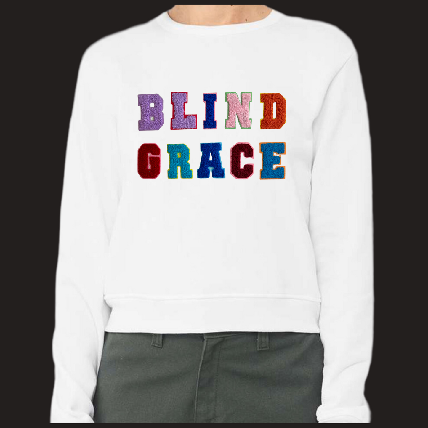 Pre-Order Blind Grace Varsity Sweatshirt